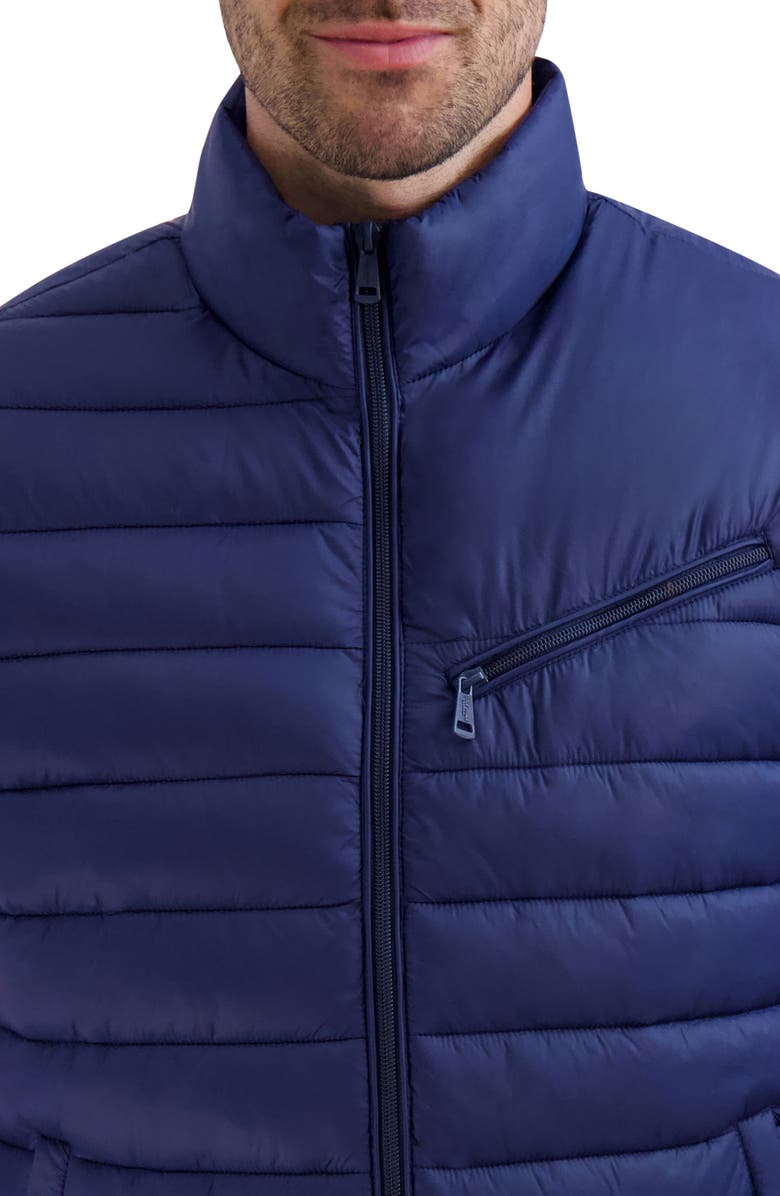 Cole Haan Signature Quilted Puffer Vest, Alternate, color, Navy