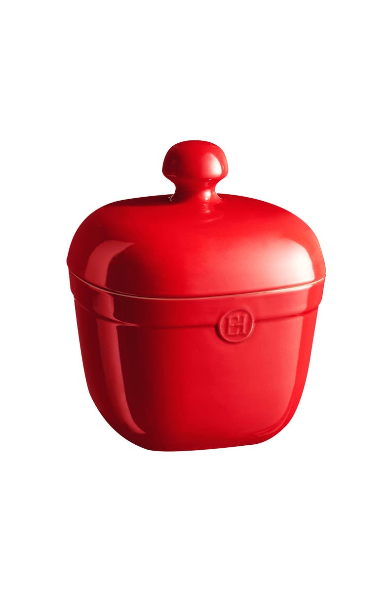 Emile Henry Cookie Jar, Main, color, Burgundy