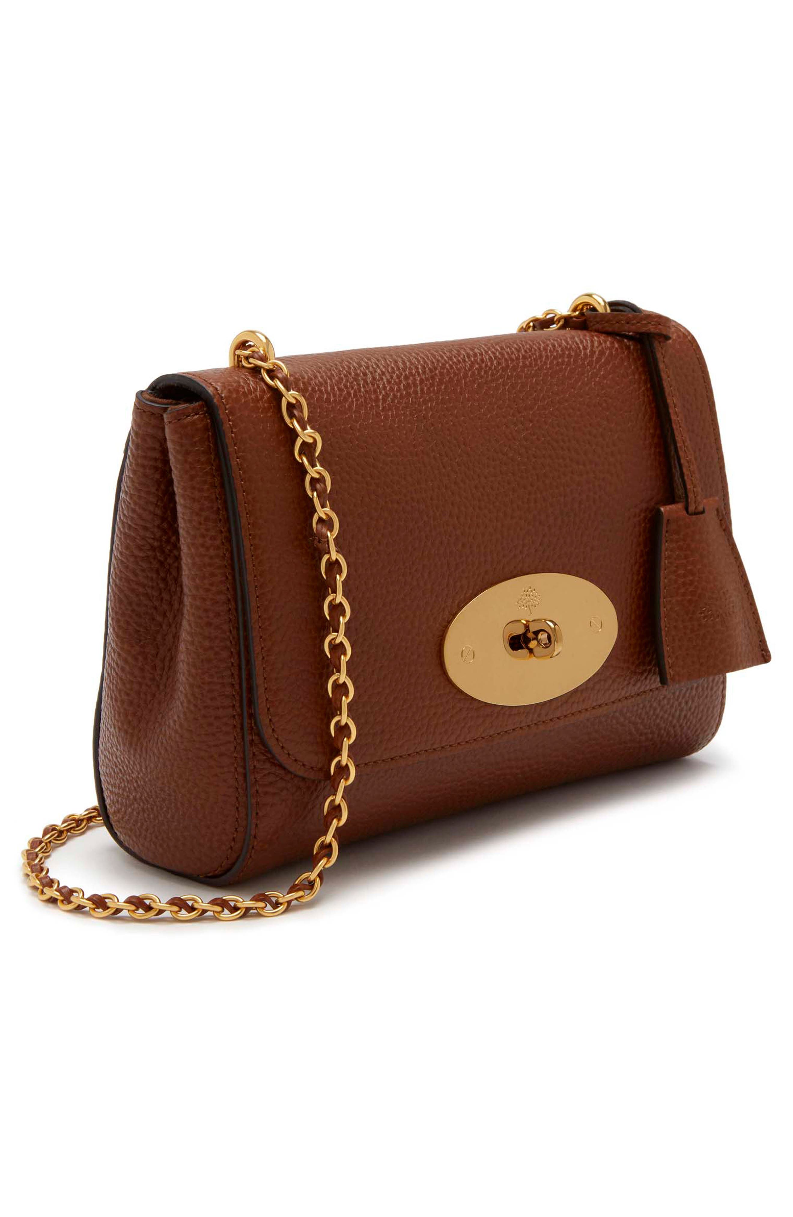 Mulberry Lily Leather Shoulder Bag, Alternate, color, 