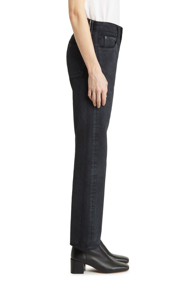 Banning Ankle Straight Leg Jeans, Alternate, color, BLACK