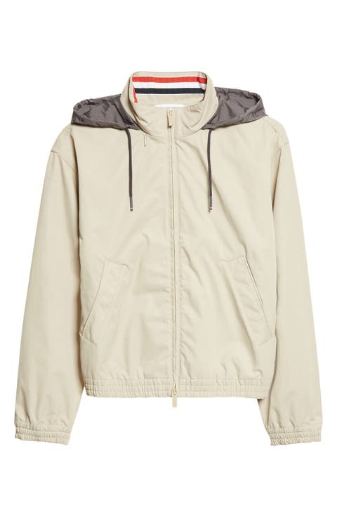 Track Jacket with Stowaway Hood