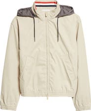 Thom Browne Track Jacket with Stowaway Hood
