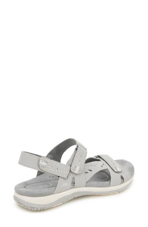 Jbu Stephie Strappy Sandal In Grey/pearl