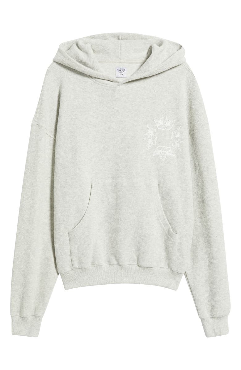 BOYS LIE Pamela Logo Hoodie, Alternate, color, Grey