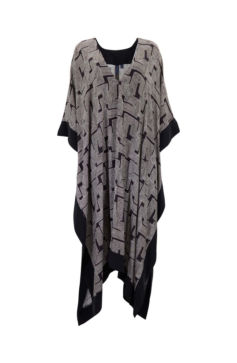 Lords of Harlech Inter Twine Womens Kaftan, Alternate, color, Inter Twine Black