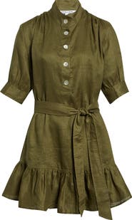 Veronica Beard Kaidin Ruffle Hem Dress