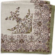 Jack Victor Military Floral Pocket Square