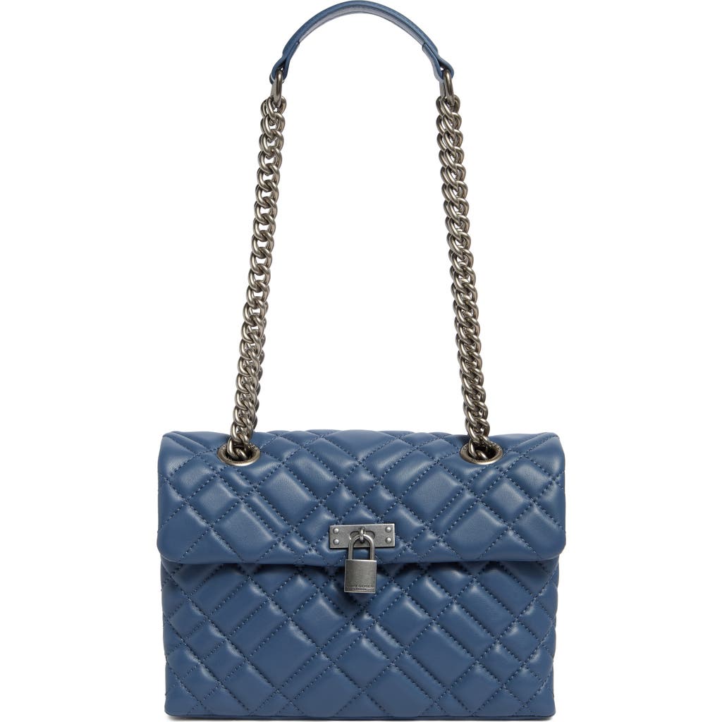Kurt Geiger London Large Brixton Lock Leather Shoulder Bag