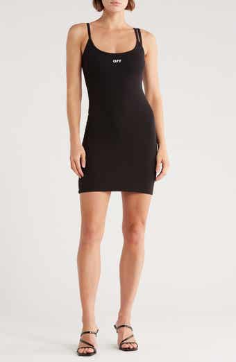 Off-White Off Stamp Rib Basic Tank Dress