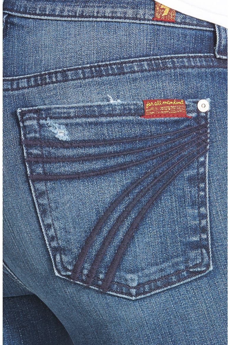 7 For All Mankind® b(air) Tailorless Dojo Wide Leg Jeans, Alternate, color, LAKE BLUE