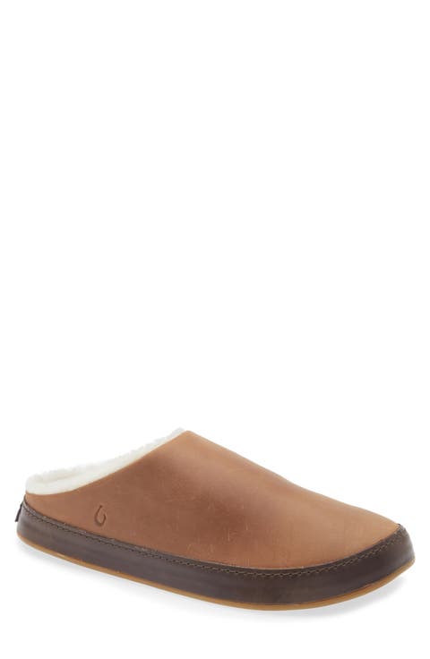 Lolii Genuine Shearling Lined Slipper