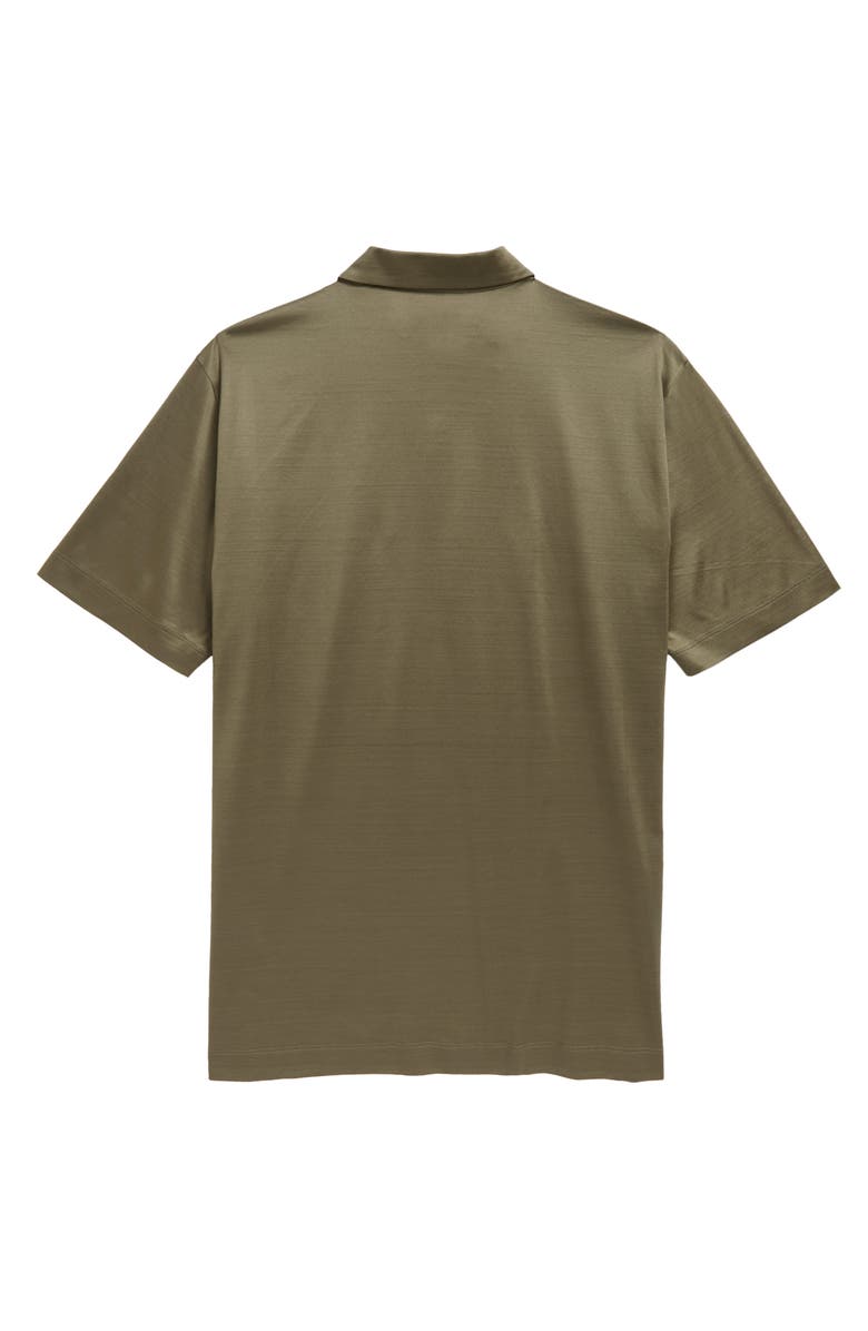 Canali Cotton Short Sleeve Polo Shirt, Alternate, color, 