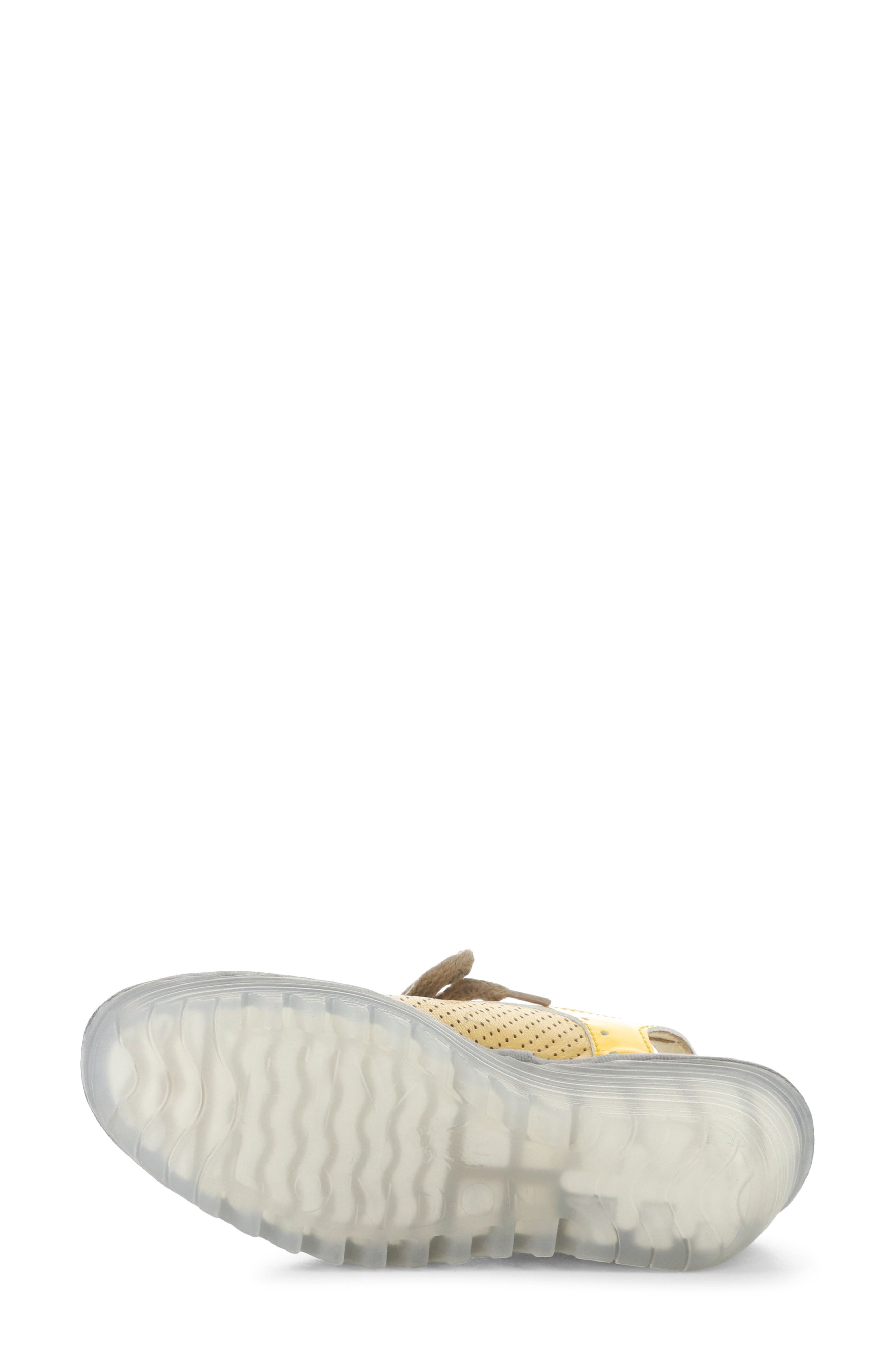 'Yuta' Platform Wedge Sandal, Alternate, color, 019 YELLOW/ BBEE