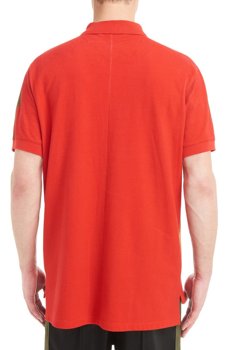 Givenchy Currency Print Polo, Alternate, color,