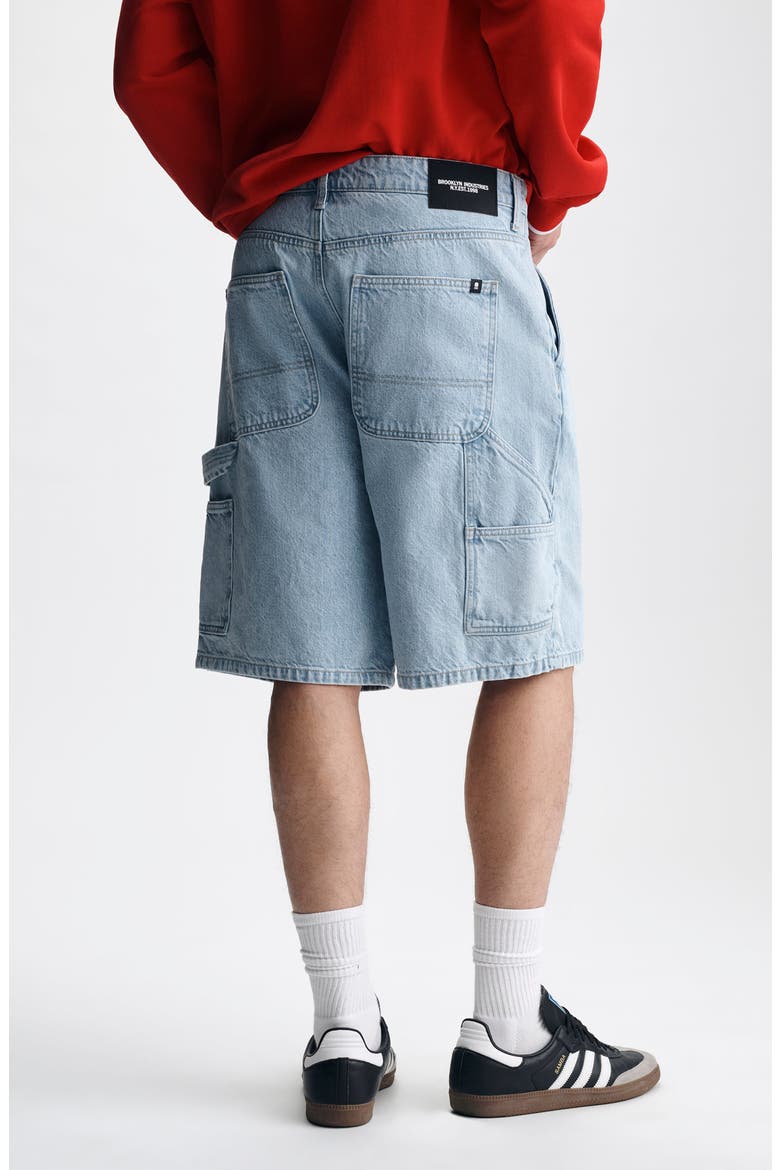 Williamsburg Relaxed Fit Cotton Denim Carpenter Shorts, Alternate, color, LIGHT EVERYDAY DENIM