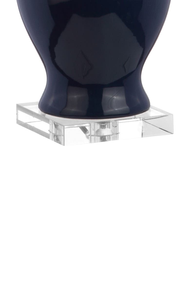 Liberty 31" Ceramic/Crystal LED Table Lamp, Navy/Clear, Alternate, color, Navy/Clear