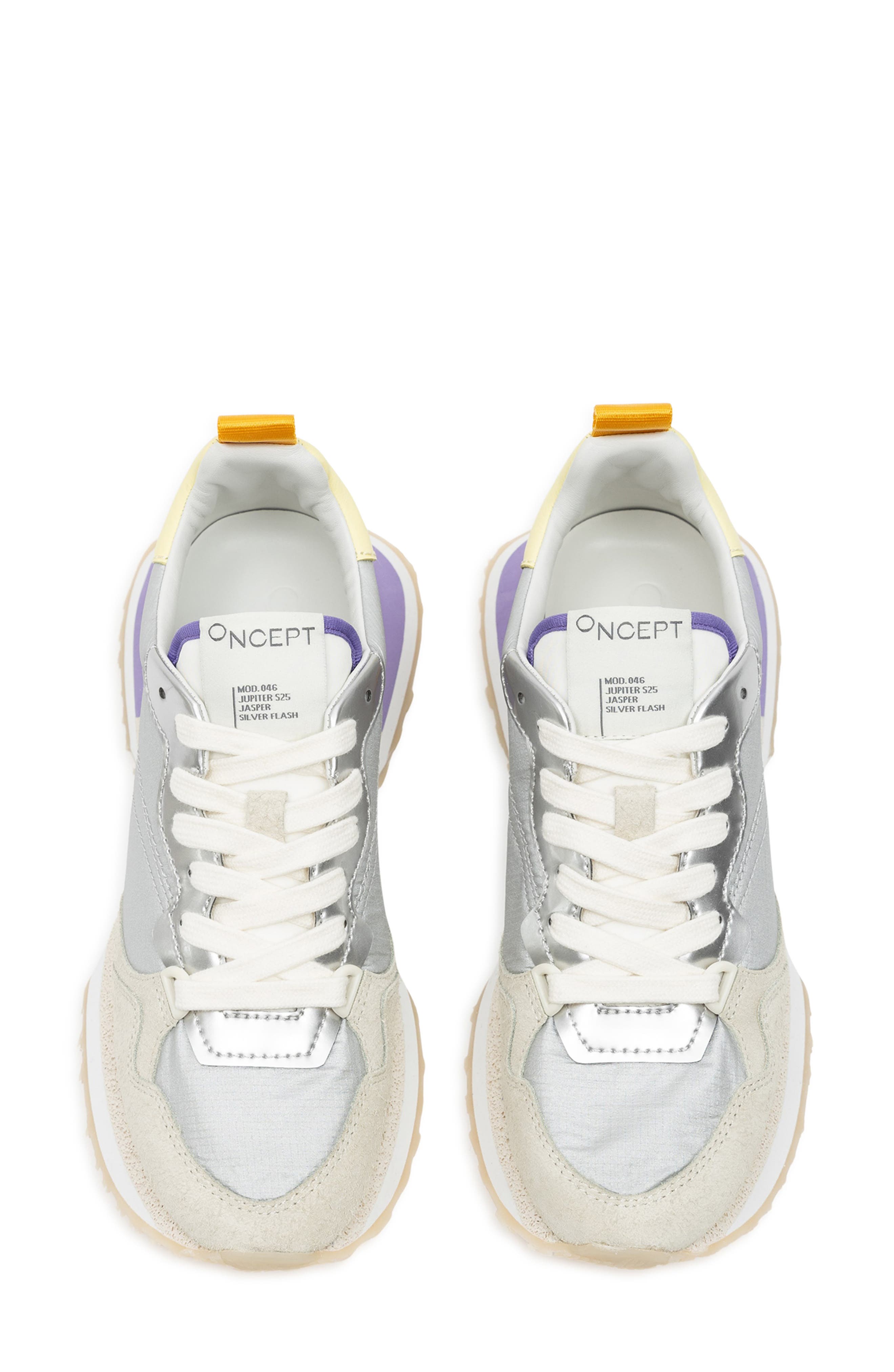 Oncept Jasper Sneaker, Alternate, color, Silver Flash