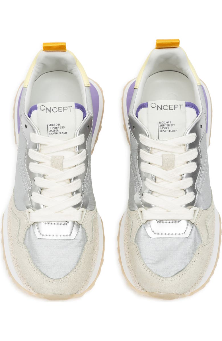 Oncept Jasper Sneaker, Alternate, color, Silver Flash
