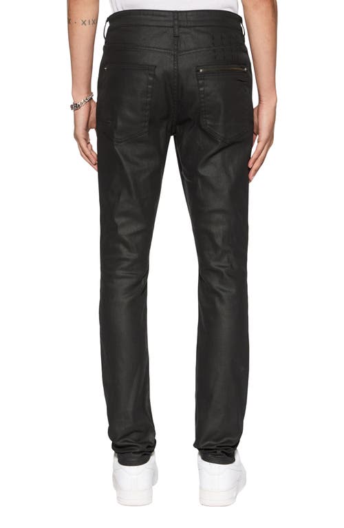 KSUBI KSUBI VAN WINKLE CAGED WAXED SLIM FIT JEANS