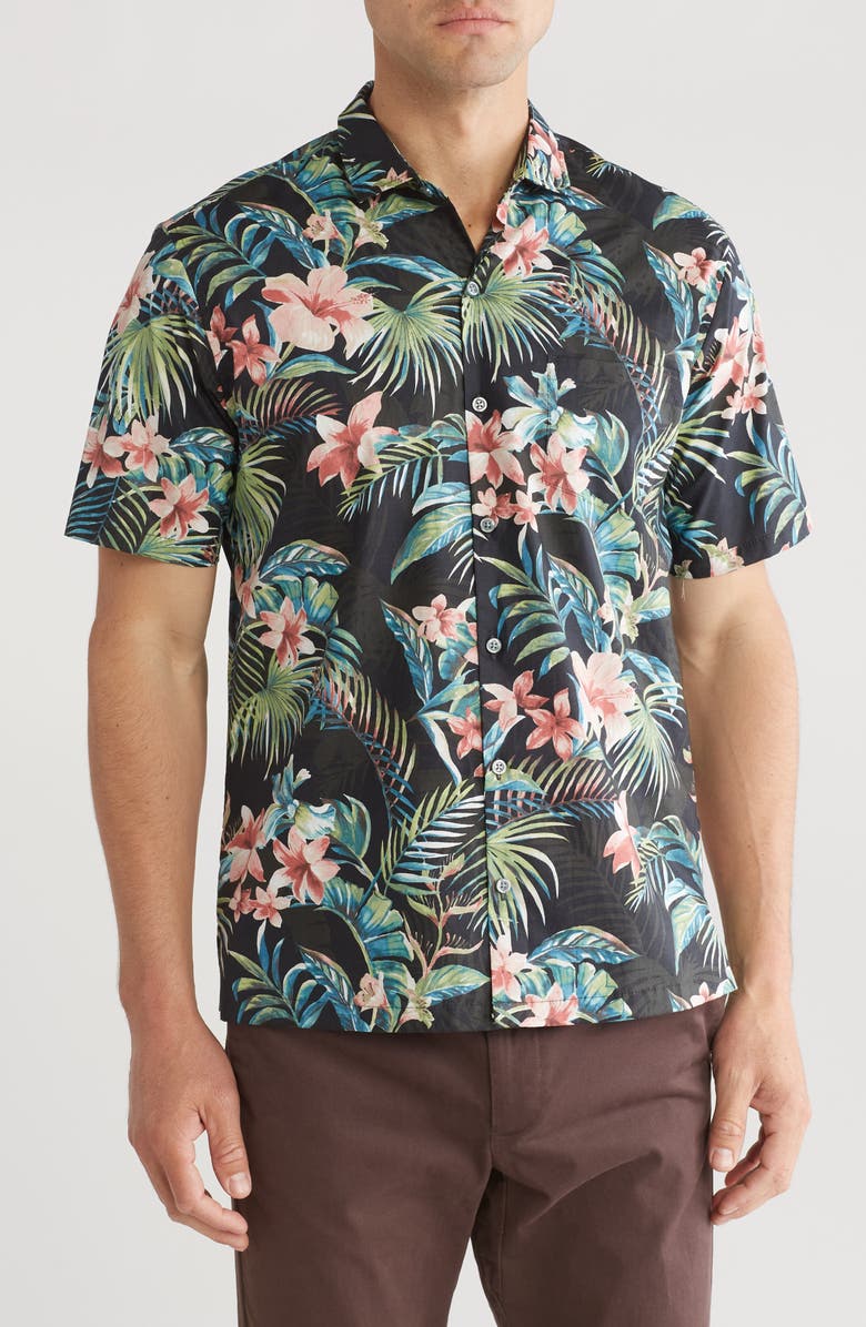 Tori Richard Garden Scent Short Sleeve Shirt, Main, color, 