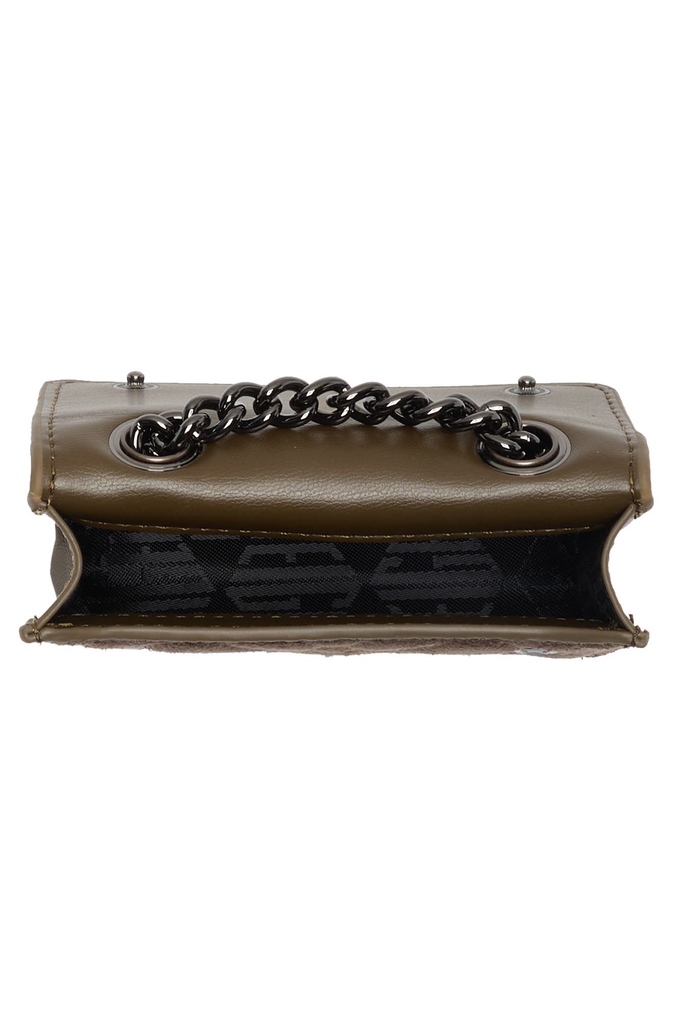 Micro Kingsley Faux Suede Crossbody Bag, Alternate, color, DARK GREY