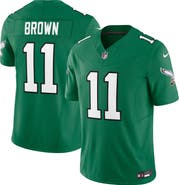 Nike Men's Nike A.J. Brown Kelly Green Philadelphia Eagles Vapor F.U.S.E. Limited Jersey