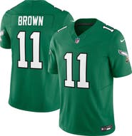 Nike Men's Nike A.J. Brown Kelly Green Philadelphia Eagles Vapor F.U.S.E. Limited Jersey