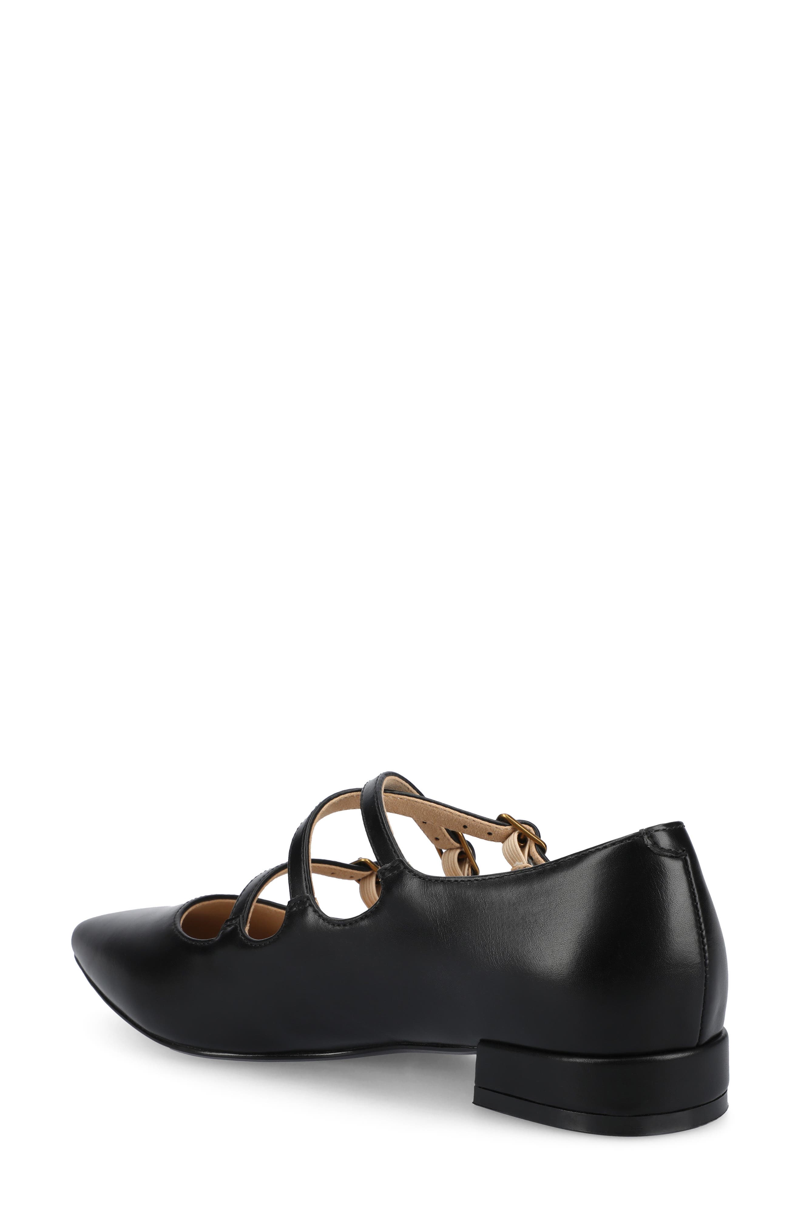 Journee Collection Gretal Mary Jane Flat, Alternate, color, Black