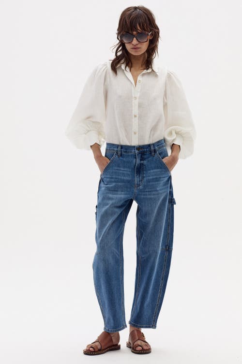 Lanhtropy Ambar Denim Pants In Blue