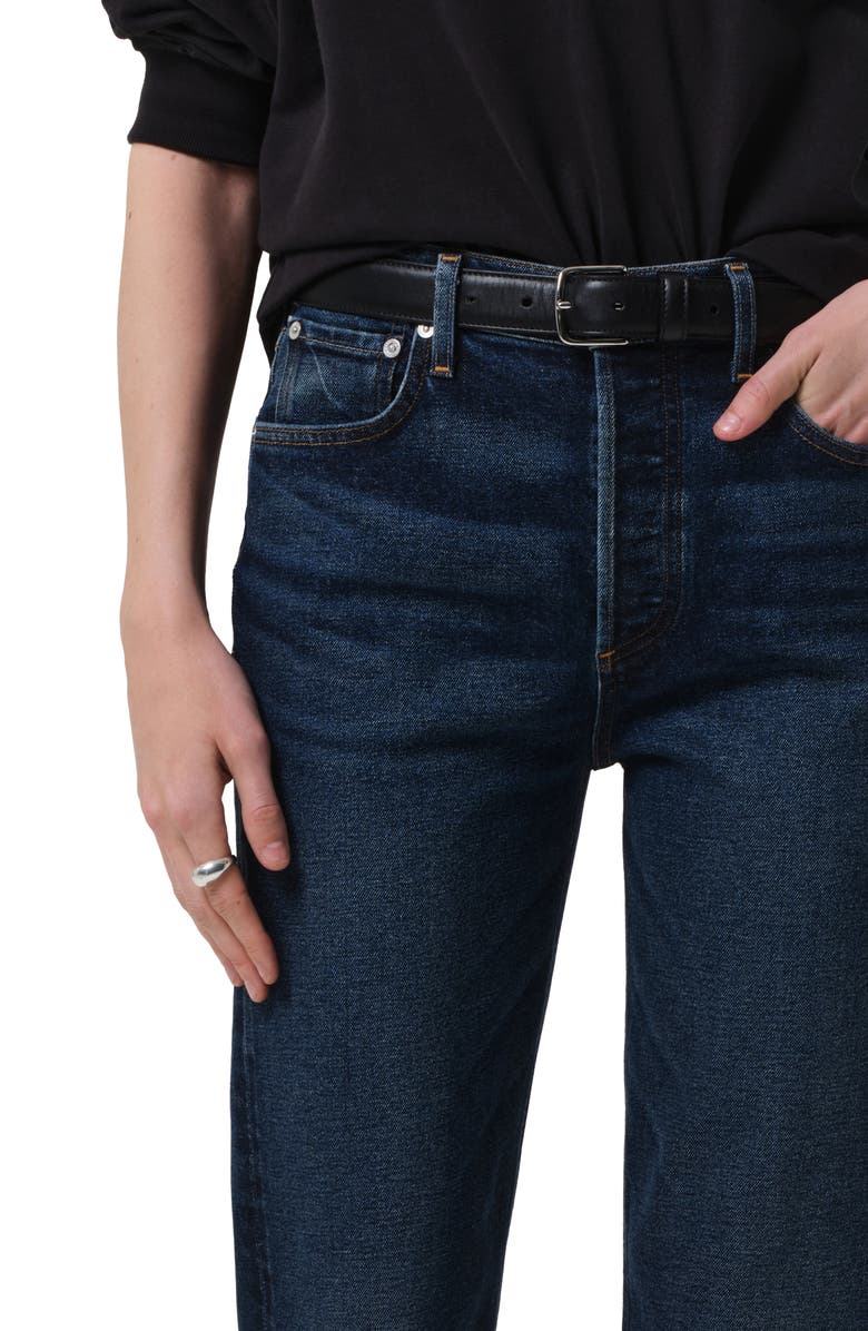 Citizens of Humanity Blaine High Waist Ankle Straight Leg Jeans, Alternate, color, Sutherland Dark