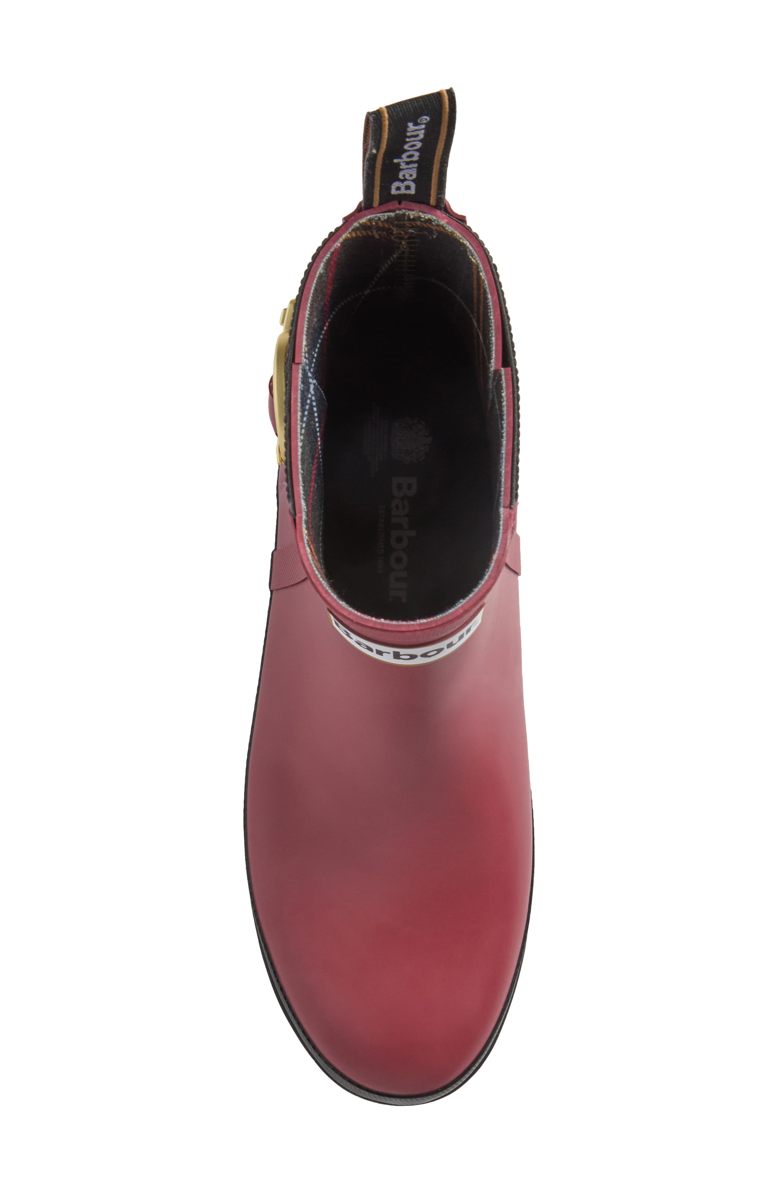 Hepburn Ankle Rain Boot, Alternate, color, CRANBERRY RED