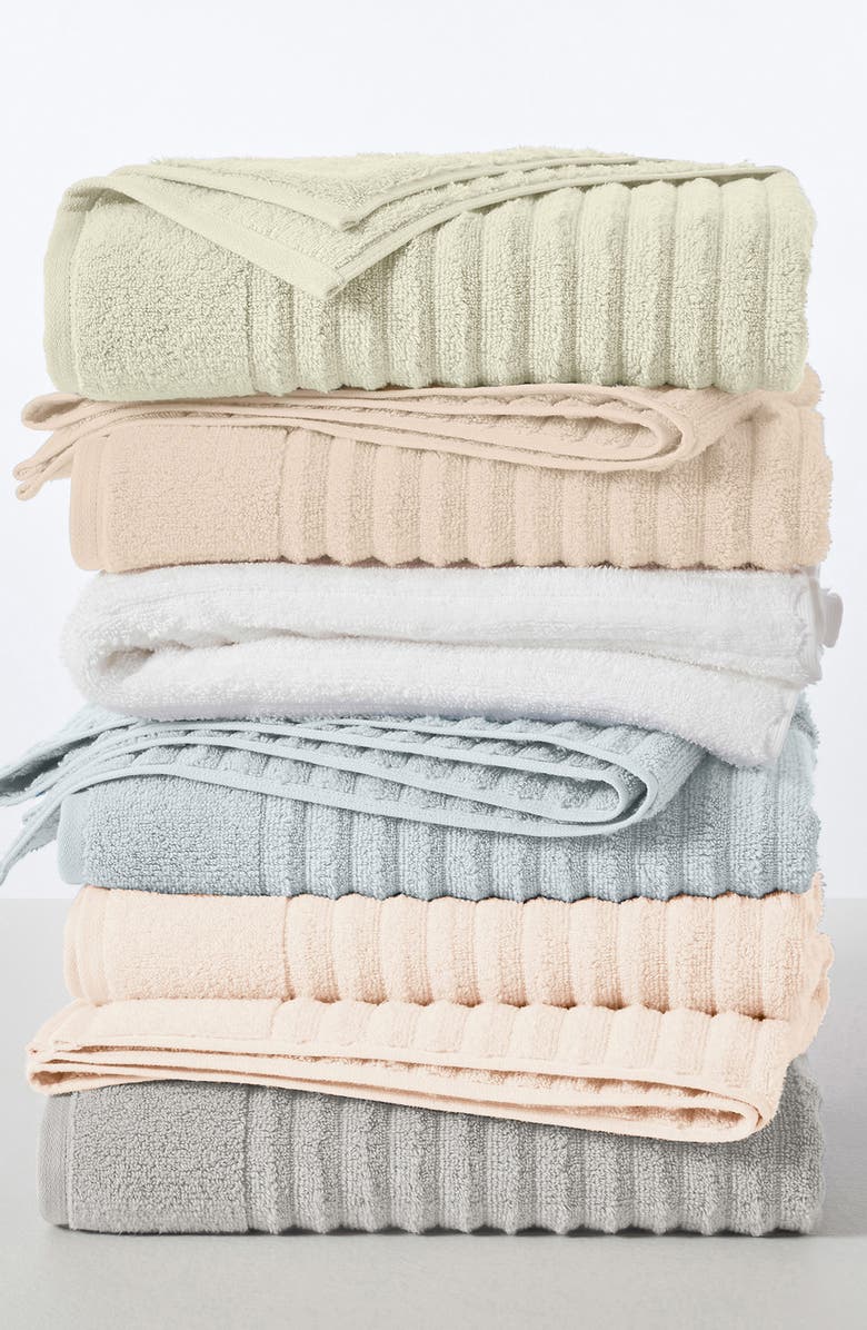 Woven & Weft Combed Cotton 2-Pack Bath Towels, Alternate, color, Midnight Grey