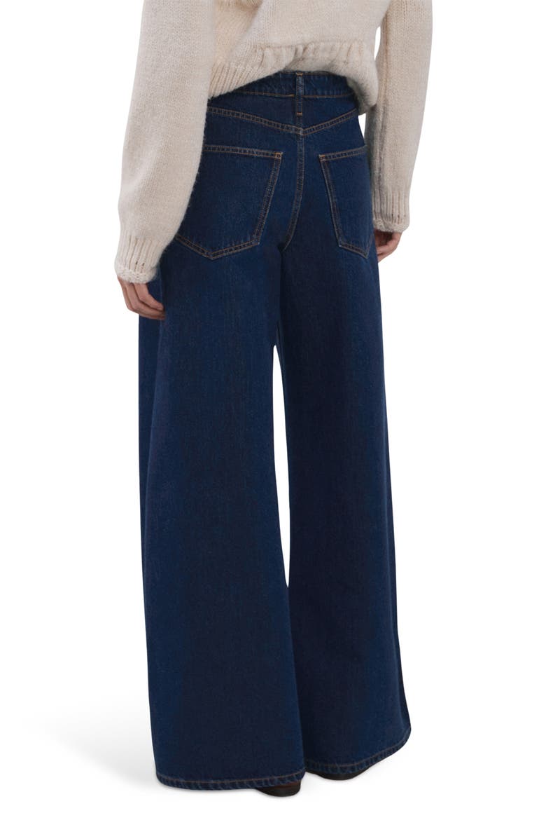 Wide Leg Jeans, Alternate, color, BLUE