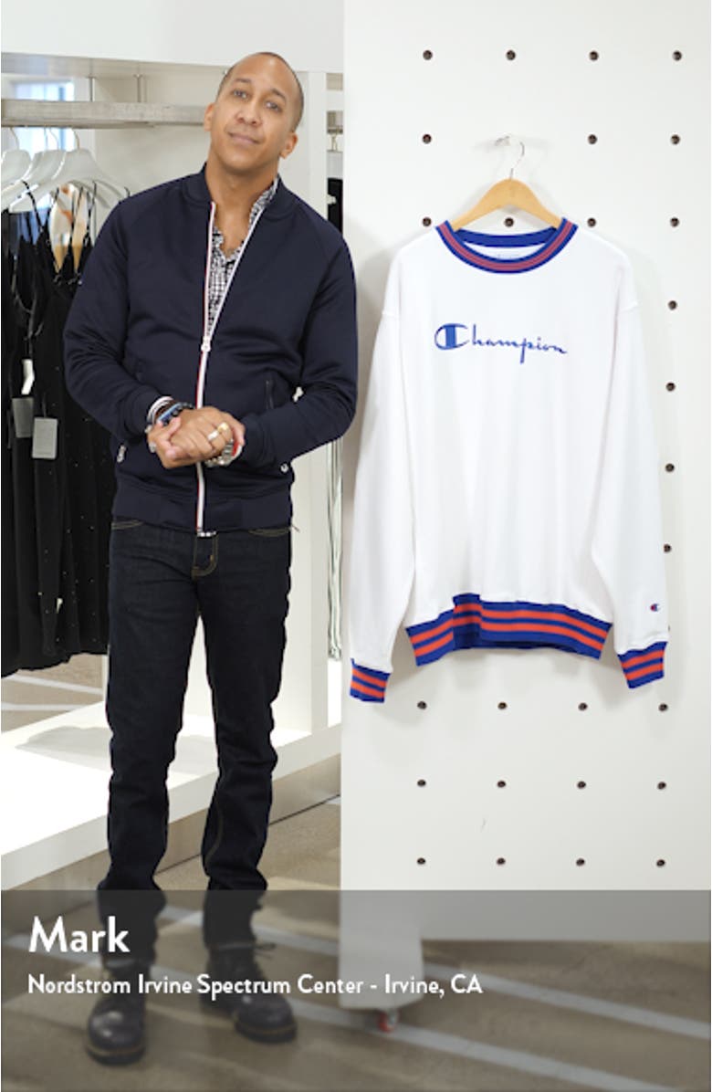 Tipped Crewneck Sweatshirt, sales video thumbnail