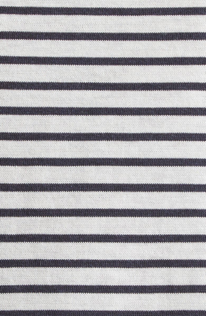 Herno Stripe Lyocell & Cotton Sweater, Alternate, color, 1092 White To Navy