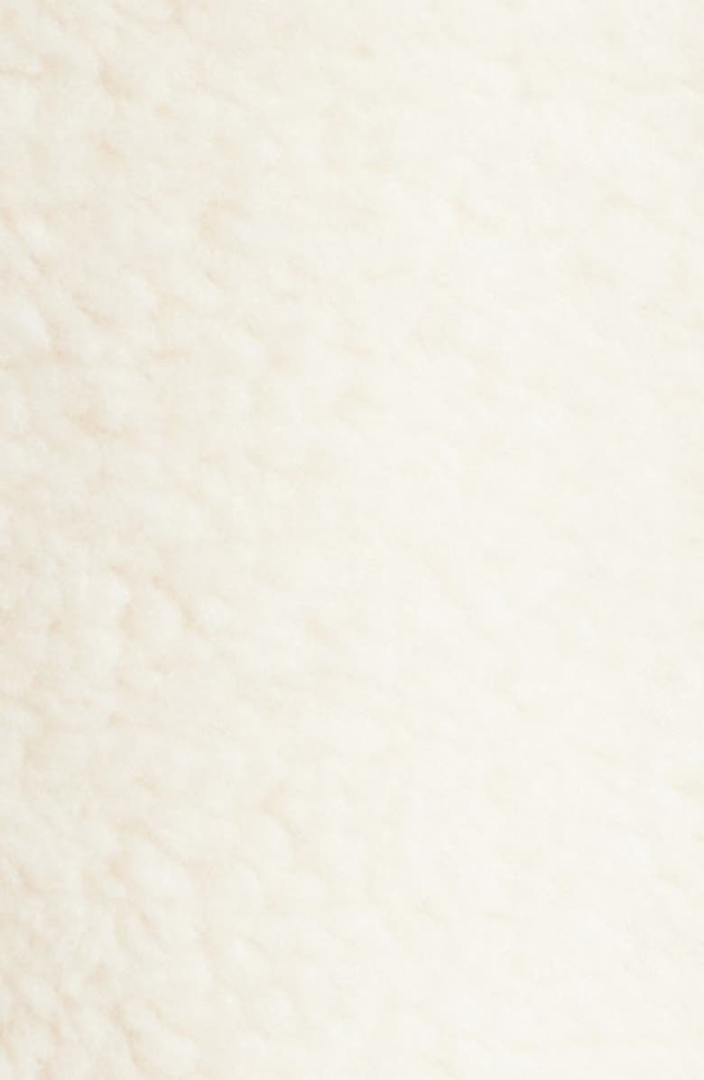 Bernardo Blanket Stitch Fleece Coat, Alternate, color, Cream