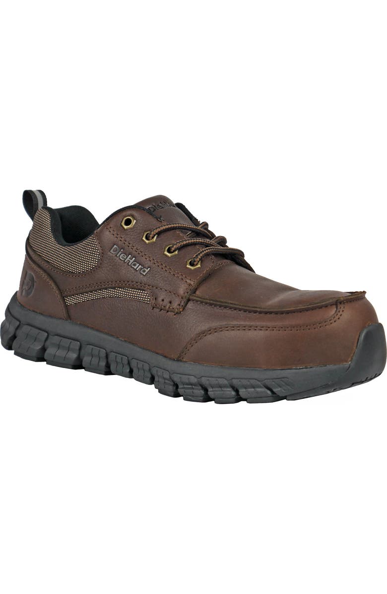 DieHard Sunbird Composite Toe Work Shoe Brown, Main, color, Brown