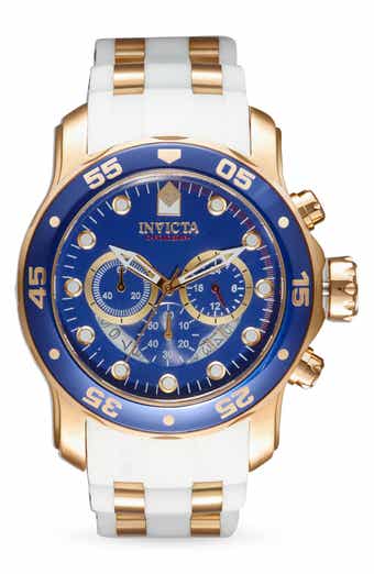 INVICTA Pro Diver Silicone Strap Chronograph Watch, 48mm