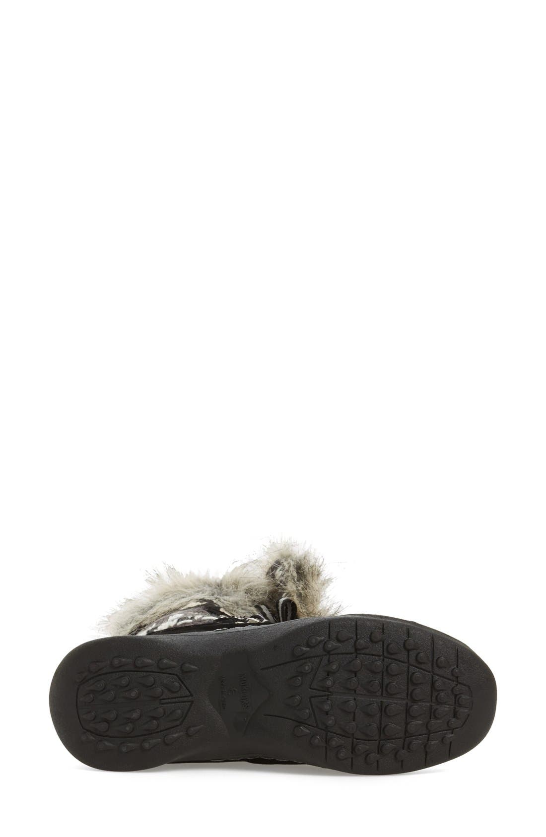 MUKS LUKS 'Gwen' Water Resistant Boot, Alternate, color, BLACK