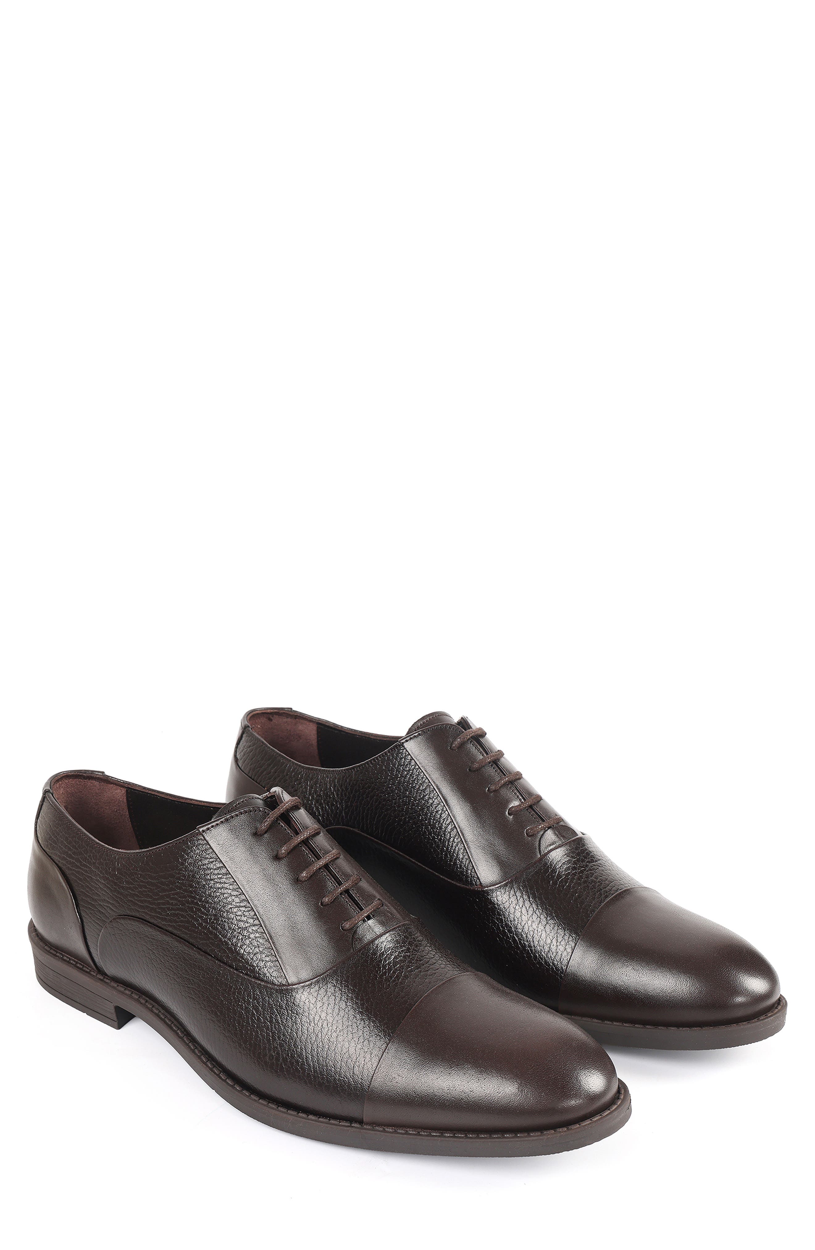 Colorado Cap Toe Oxford, Alternate, color, DARK BROWN