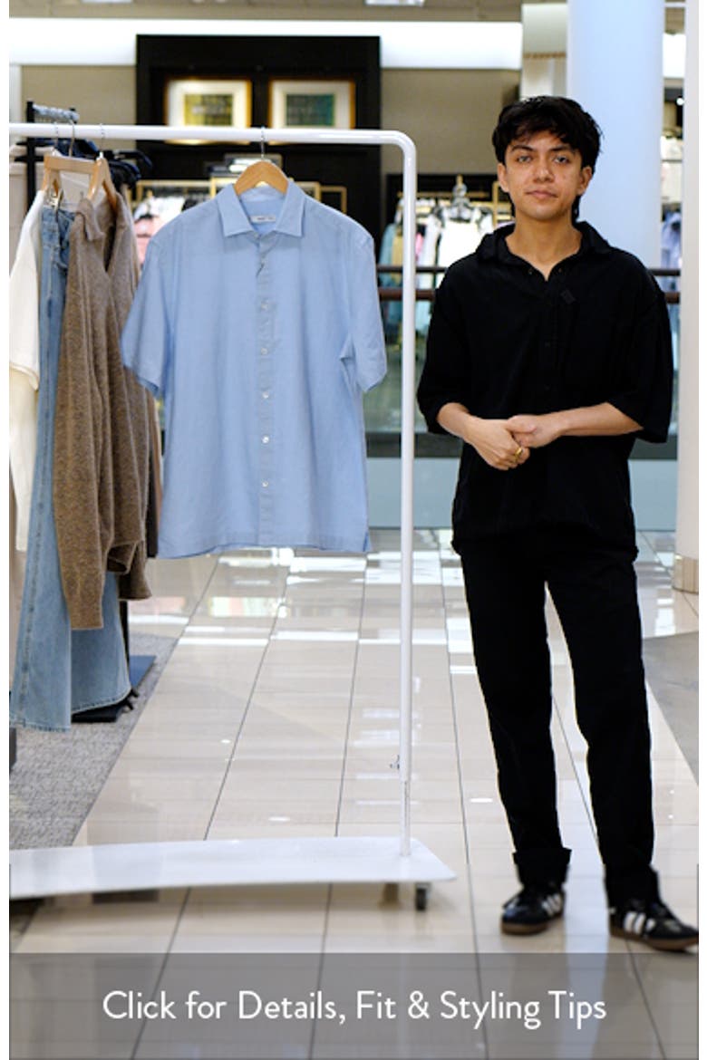 Regular Fit Linen Blend Button-Up Shirt video