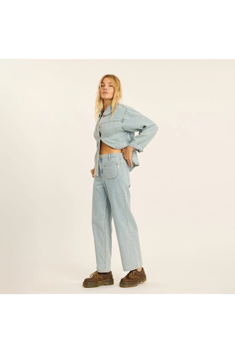 Danny High Waist Denim Pant - Women's, Alternate, color, Baja Blue