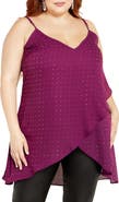 City Chic Stud High/Low Camisole
