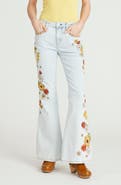 Driftwood Farrah Embroidered Flare Jeans