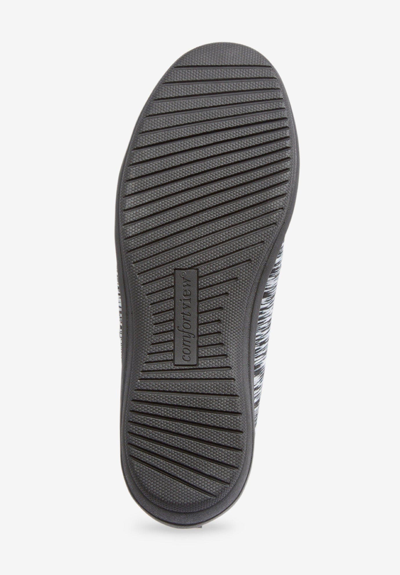 Comfortview The Coen Orthotic Flat, Alternate, color, Black Marled