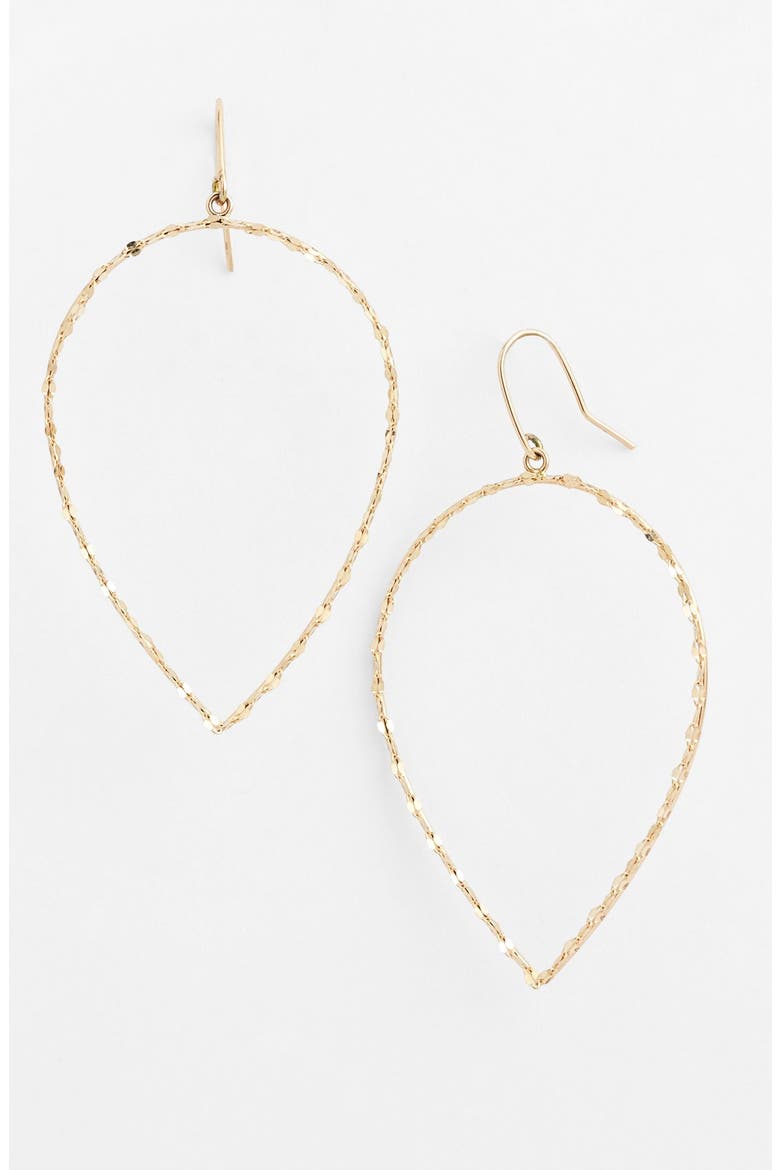 Jewelry 'Glam' Small Pear Drop Earrings, Main, color, YELLOW GOLD