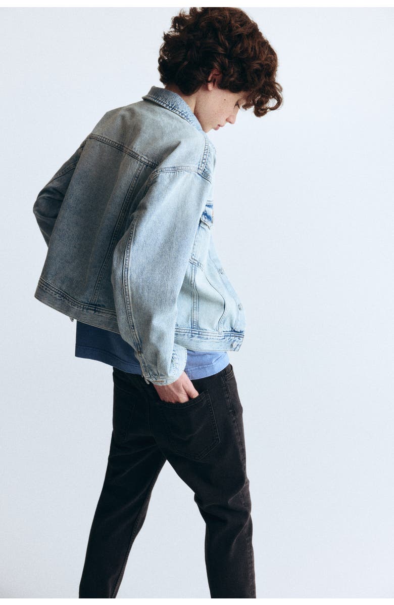 H&M Comfort Stretch Slim Fit Jeans, Alternate, color, Denim Black