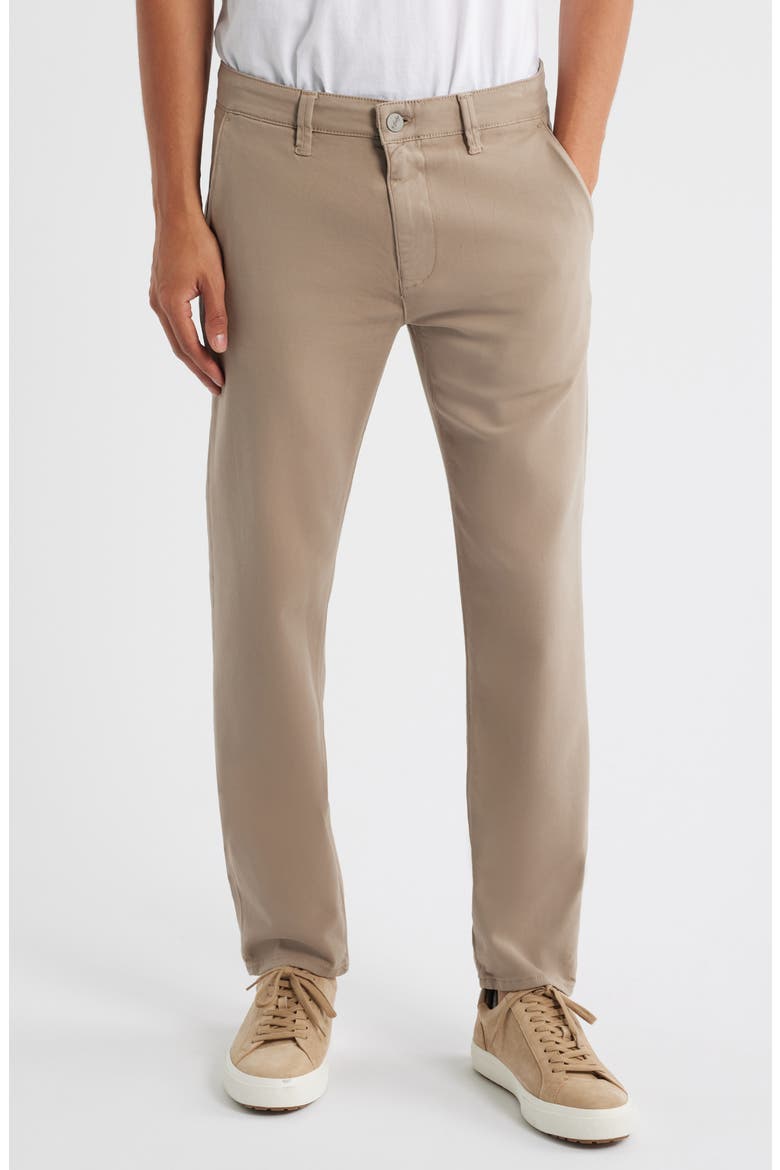 Verona Slim Fit Flat Front Chinos, Main, color, STANFORD HIGH FLYER
