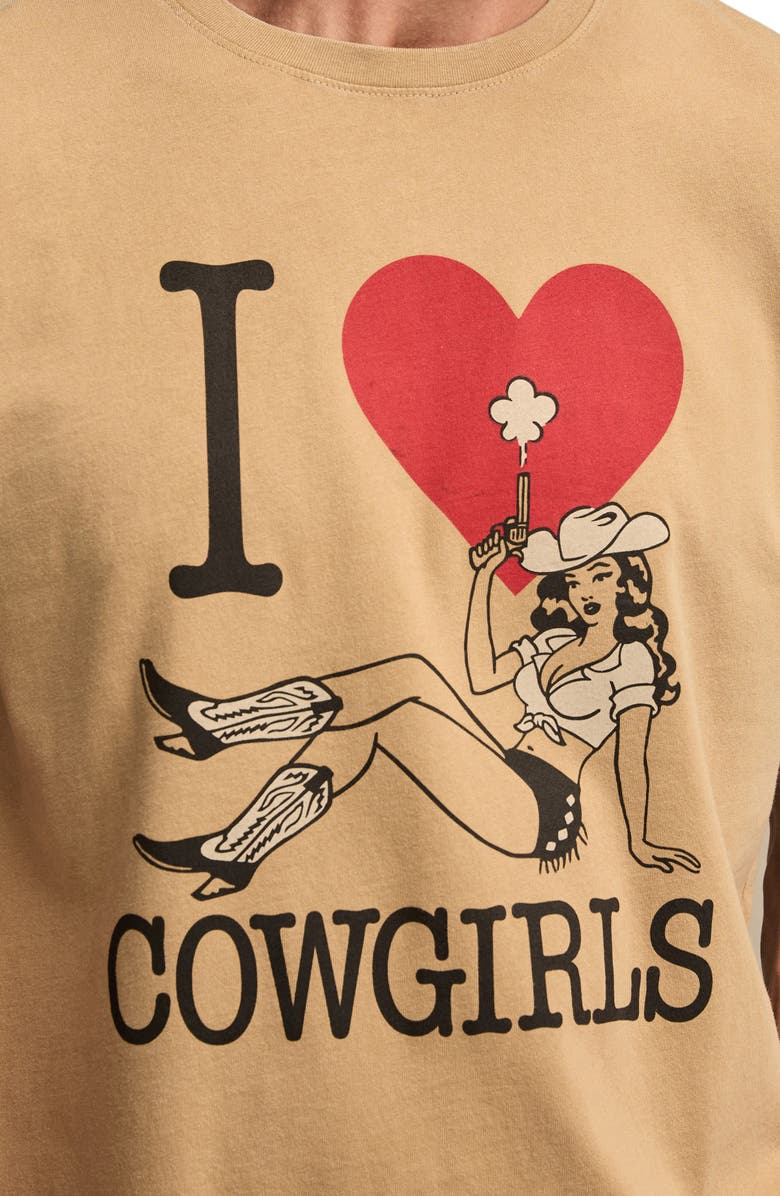 Lucky Brand I Love Cowgirls Cotton Graphic T-Shirt, Alternate, color,