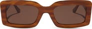 DIFF Katie 52mm Gradient Rectangle Sunglasses